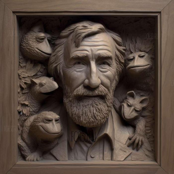 jim henson 3 stl model for CNC